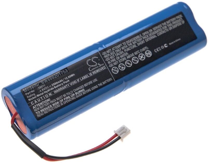 Vhbw - Akku kompatibel mit Hazet 1979-6 Taschenlampe Kopflampe (2500mAh, 4,8V, NiMH)