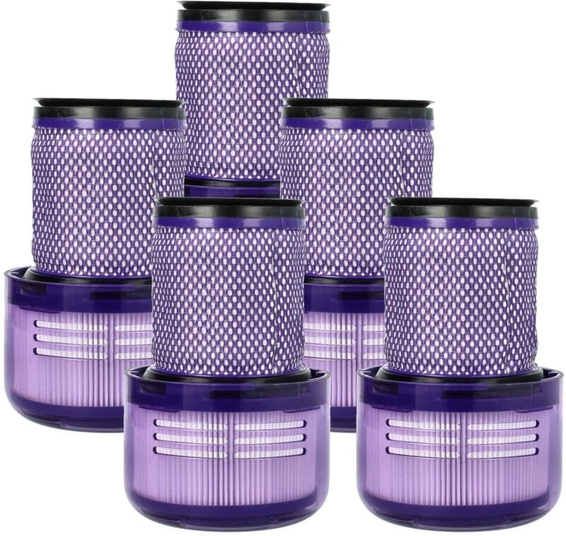 5x Staubsaugerfilter kompatibel mit Dyson V12 Slim, V12, V12 Detect Slim, V12 Detect Slim Absolute Staubsauger - HEPA-Fi...