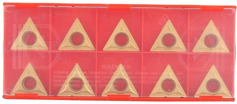 10-teiliges dreieckiges Drehwerkzeug aus Wolframstahl, CNC-Einsätze tcmt 16T304,Dreheinsätze