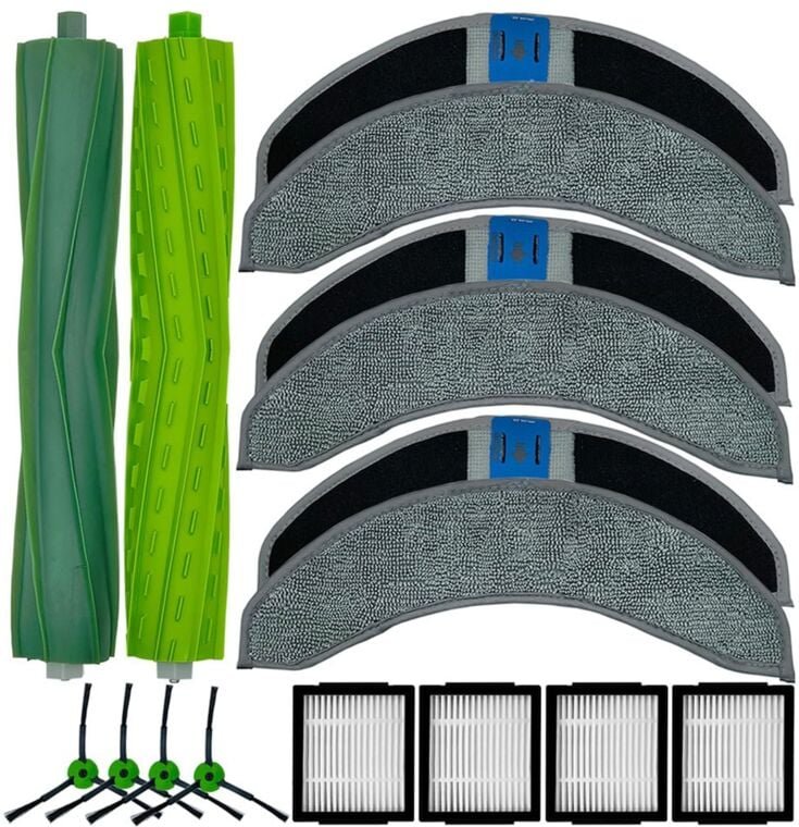 Für Combo J7+ (nicht für J7), Gummibürsten, HEPA-Filter