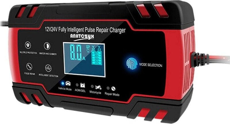Thumbnail - Auto Starthilfe Notfall 12V / 24V Energien Bank Batterie LadegeräT mit lcd Display eu Stecker