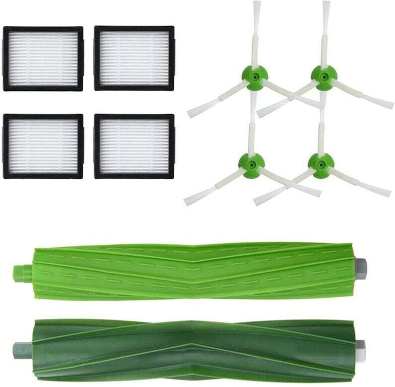 Tonchean - Ersatz-Set für iRobot Roomba i3/i3+/i4/i7/i7+/E5/E6/E7 Staubsauger, Wartungsset, Reinigungsset, Bürstenfilter...