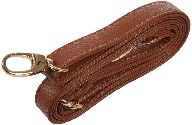 Diy Ersatz-Schultergurt aus Leder für Taschen, verstellbar, 140 x 2 cm, Braun