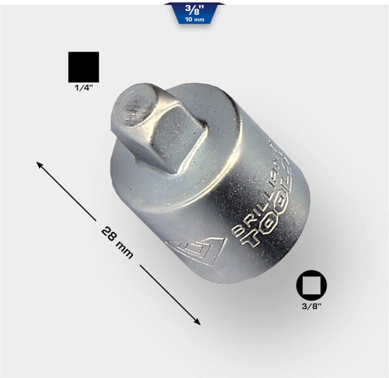 3/8' Adapter auf 1/4'