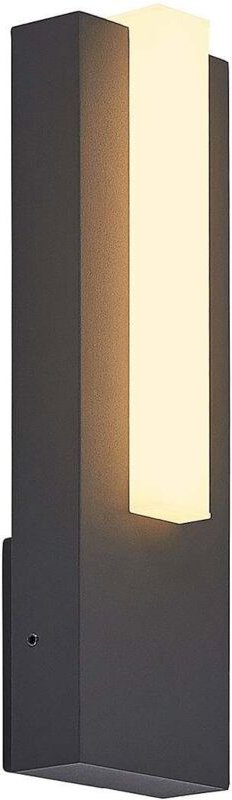 Lucande - led Wandleuchte außen 'Virgalia' aus Aluminium von