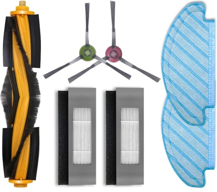 Für ozmo 920 950 Hepa-Filter Wichtigsten Seite Pinsel Mopp Teile