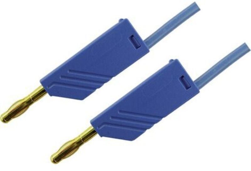 Mln 25/2,5 bl Messleitung Lamellenstecker 4 mm Lamellenstecker 4 mm 25.00 cm Blau 1 s - Sks Hirschmann