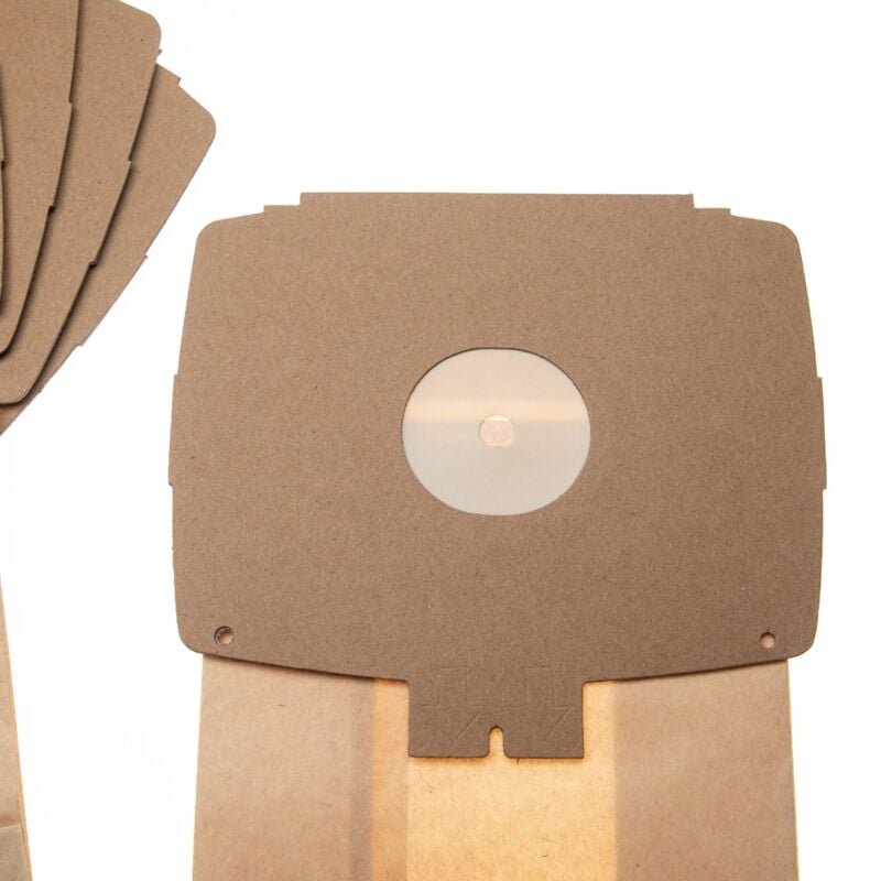 50x Staubsaugerbeutel Ersatz für Electrolux E6, E6N für Staubsauger - Papier, 26.25cm x 15,15cm, braun - Vhbw