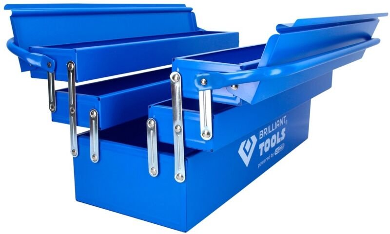 Metall-Werkzeugkasten, klappbar - Brilliant Tools
