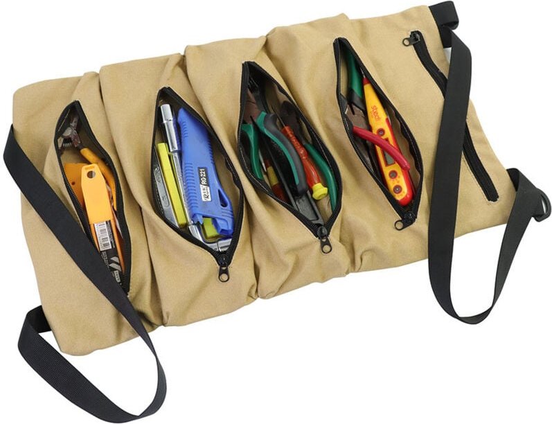 Khaki Hardware-Werkzeug-Aufbewahrungstasche Auto-Werkzeug-Aufbewahrungstasche Hardware-Werkzeug-Aufbewahrungstasche Canv...