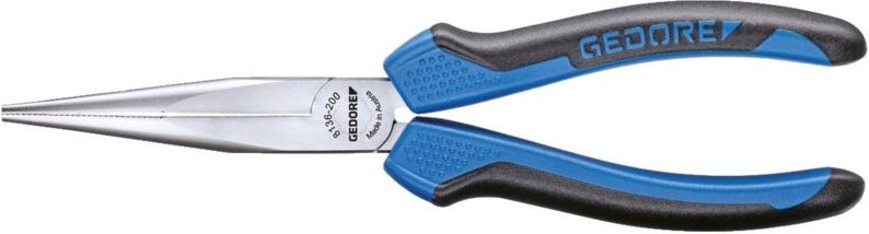 8136 AB-200 jc Mechanikerzange gewinkelt 200 mm 2K-Griff