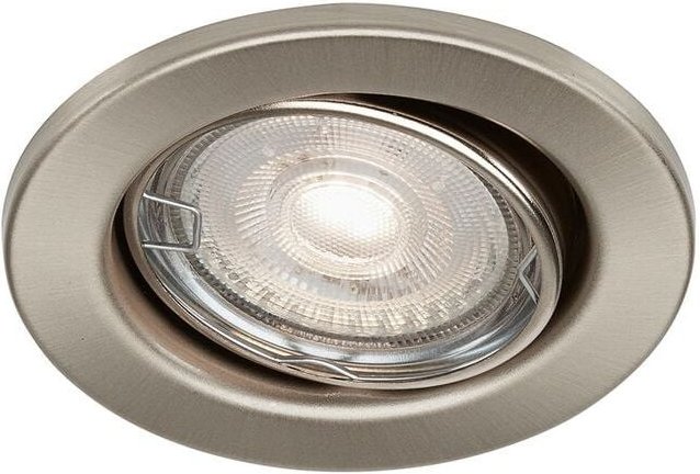 LED Einbauleuchte Einbaulampe schwenkbar IP23 Ø8,6 cm 5W nickel 1xGU10 Briloner