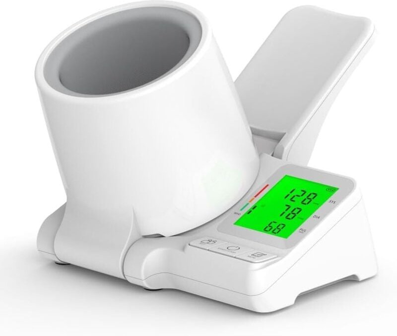 Blutdruckmessgerät, Oberarm-Blutdruckmessgerät mit mobiler Manschette, Blutdruckmessgerät mit Sprachübertragungsfunktion...