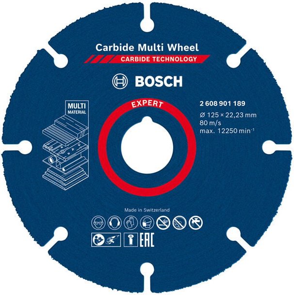 Carbide Multiwheel 125x22.23mm expe - 2608901189 - Bosch