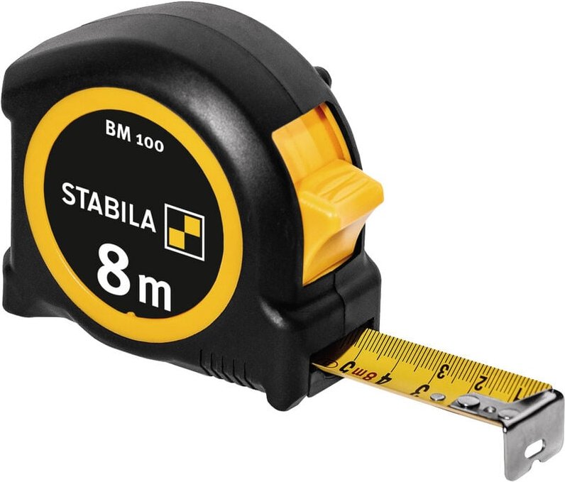 Taschenbandmaß bm 100 8 m metrisch - Stabila