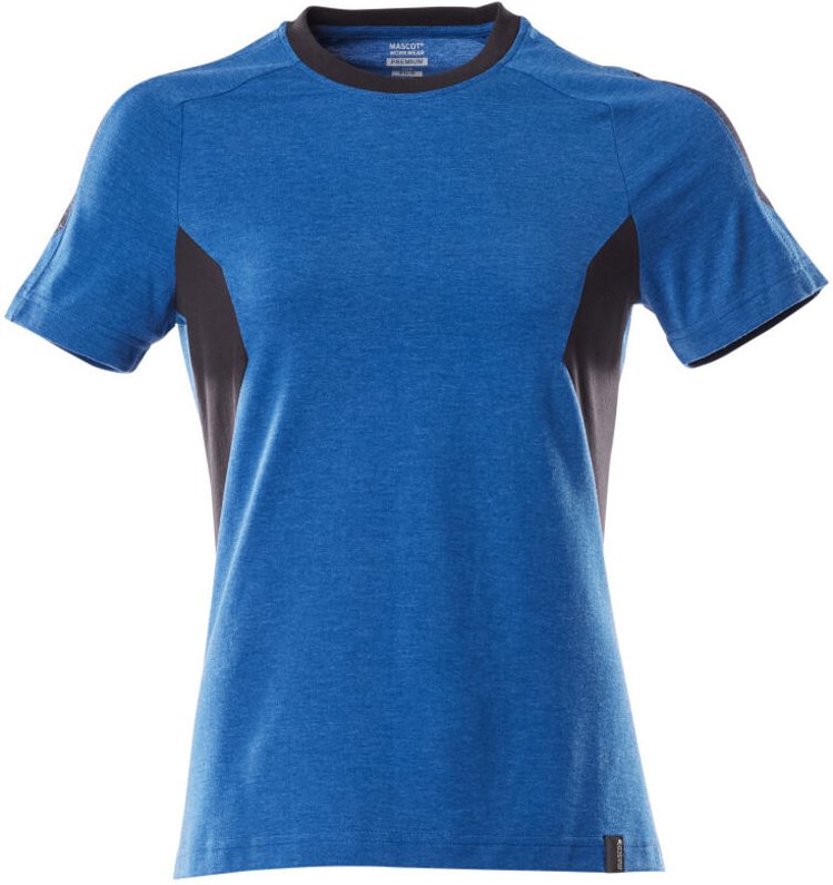 Accelerate T-Shirt Damen Gr. l azurblau/schwarzblau 18392-959 - Mascot