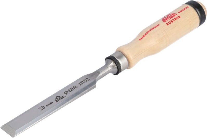 Spezial Stemmeisen (Stechbeitel) mit Weißenbuchenheft Breite 20 mm - Stubai