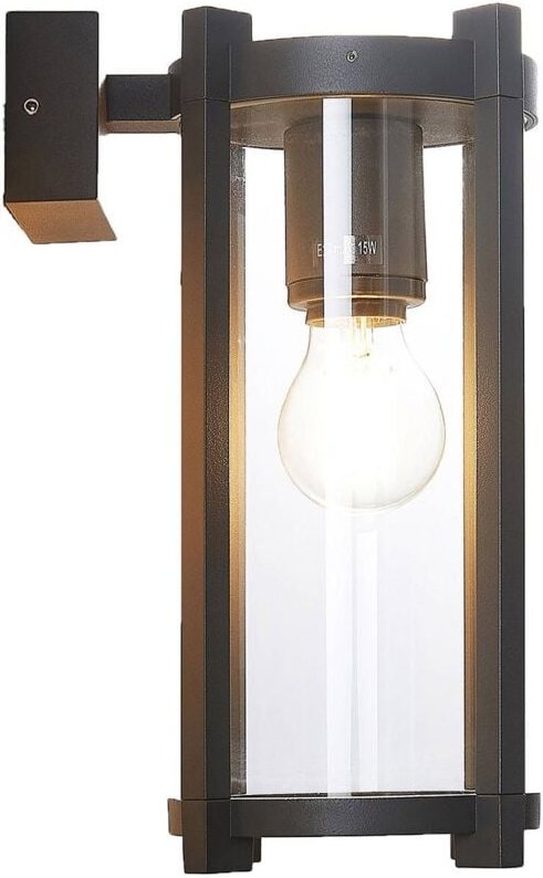 Wandleuchte außen "Brienne" aus Aluminium von Lucande