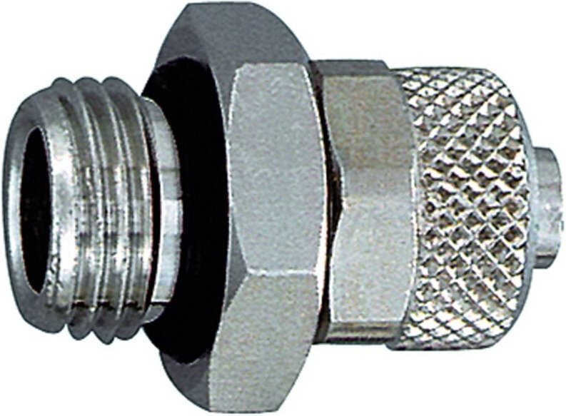 Gerade Einschraubverschraubung, O-Ring, g 1/2 a., f. Schlauch 6/4 - Riegler