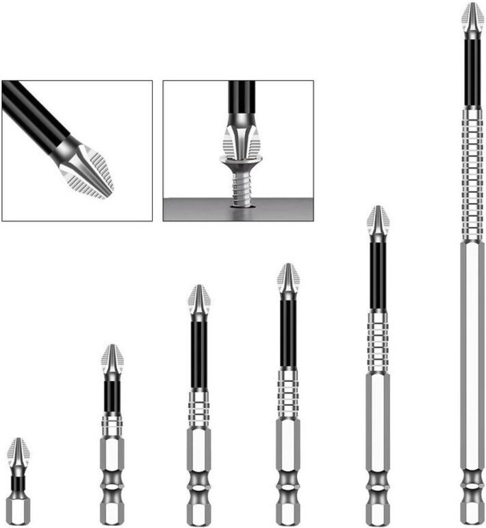 Hochmagnetisches Schraubendreher-Bohrer-Set, elektrisches Schraubendreher-Set aus legiertem Stahl für Schlagschrauber (6...