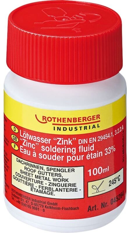 Thumbnail - Industrial Lötwasser Zink - 45264 - Rothenberger