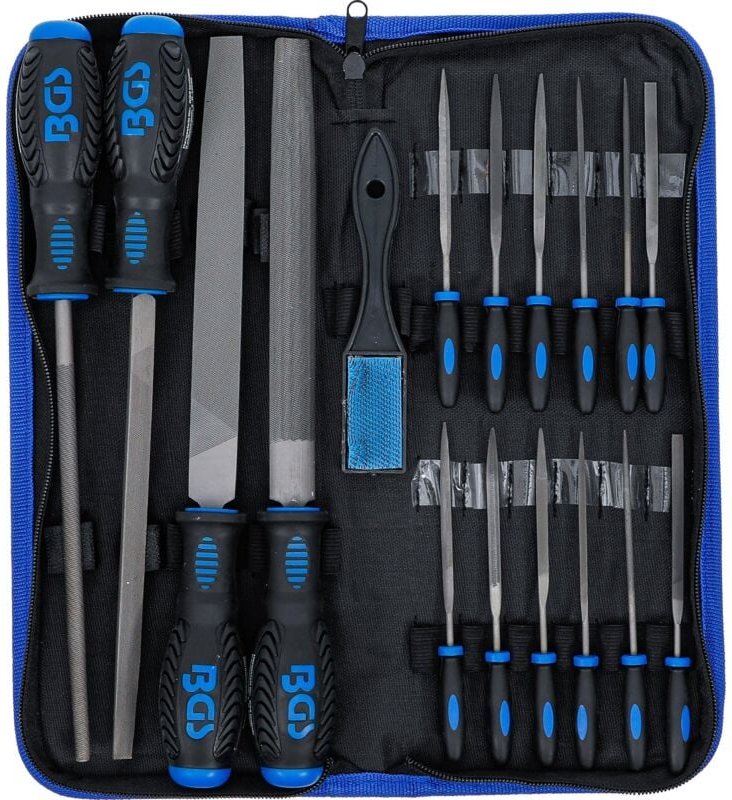 Werkstattfeilen- und Nadelfeilen-Satz 17-tlg.