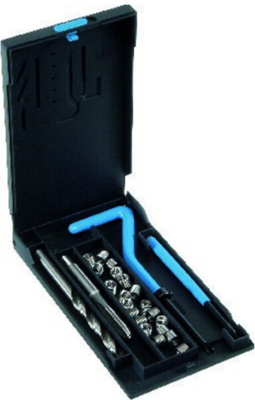 V-coil - Gewindereparatursatz din 8140 Typ Standard M3x0,5 mm rostfreier Stahl 1,5xD