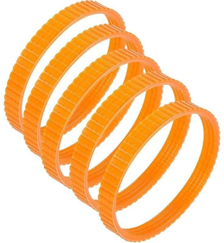 Antriebsriemen für Elektrohobel, 1900B, 9,6 mm, Orange, 5 Stück - Ulisem