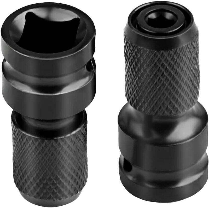 XVX - Schlagschrauber-Bit, 1/2 Vierkant auf 1/4 Innensechskant-Adapter für Schlagratschen und Schraubendreher-Bithalter-...