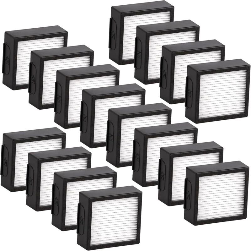 (16 Stück) Combo J7+ Ersatz-HEPA-Filter, kompatibel mit HEPA-Filterzubehör für iRobot Roomba Combo J7+/ Combo j9+ Saugro...