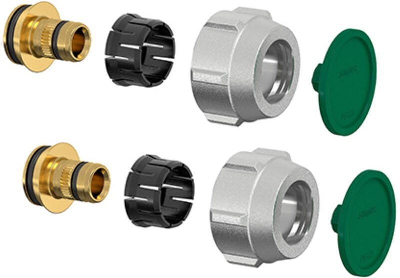 Klemmverschraubung 1 Paar 3/4''x16/2,2 für Kst. und Metallverbundrohr F11412 - Simplex