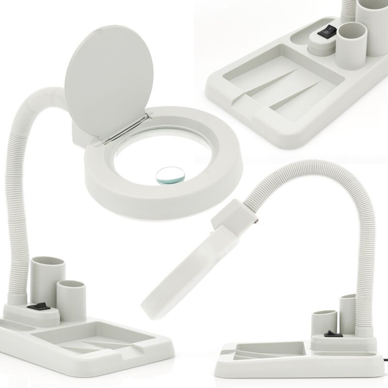 Schwanenhals-Serviceleuchte LT-86D 5D/10D LED mit 83-mm-Lupe