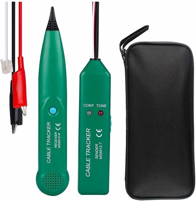 Shining House - Kabeltester, elektrischer Kabeldetektor, MS6812 Telefonkabeltester, professioneller Kabel- und Telefon-T...