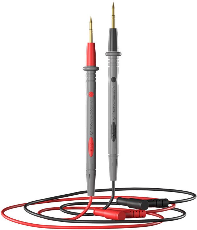 Multimeter Testkabel 20A 1000V – Silikon Messleitungen mit vergoldeter Spitze, Hochspannungs Prüfspitzen 108cm