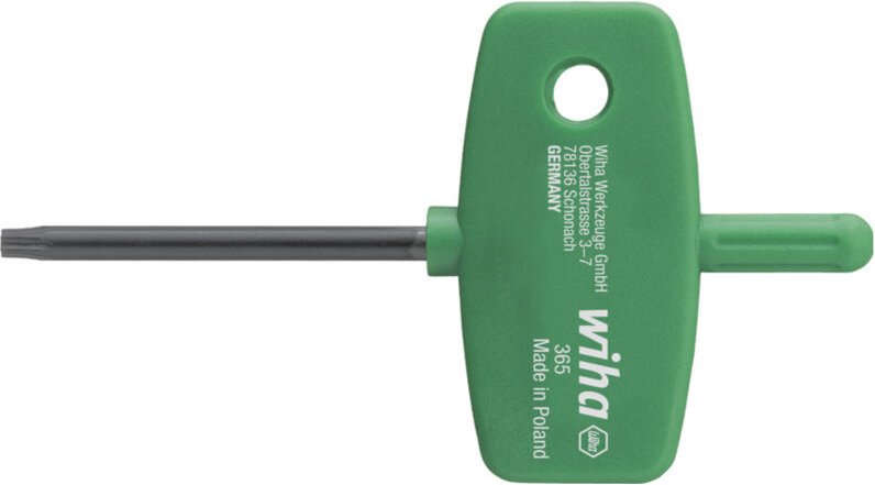Stiftschlüssel mit Schlüsselgriff torx® schwarzoxidiert T7 (01351) - Wiha