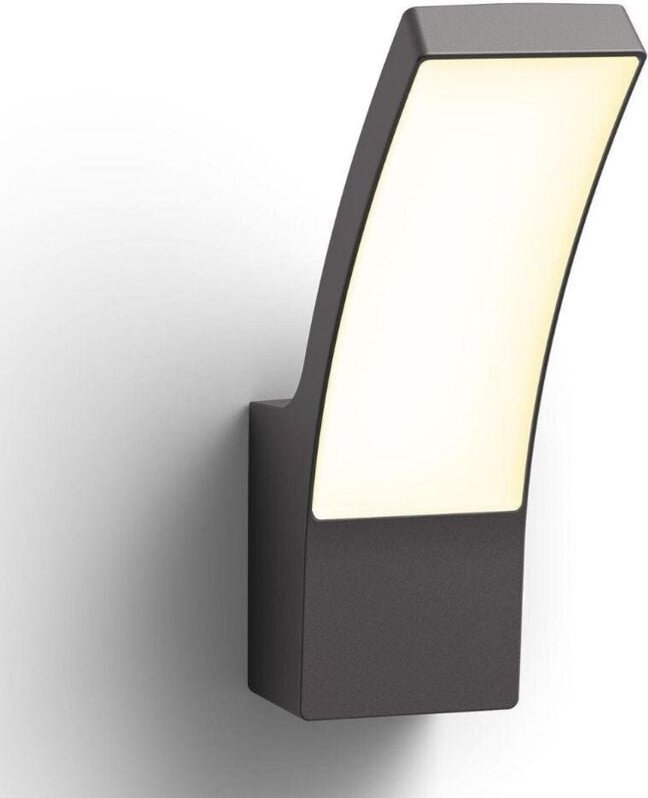 Philips LED Außenwandleuchte Splay anthrazit warmweiß Wandleuchte