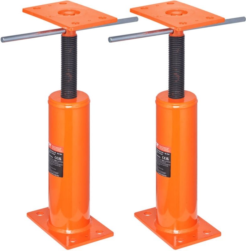 Wagenheber für den Hausgebrauch, 2er-Pack, Höhenbereich 12 bis 16 Zoll, maximale Tragkraft pro Einheit 9700 lbs, verstel...