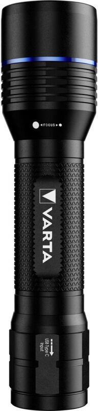 Varta Night Cutter Pro F30R Black Flashlight deHandheld LED