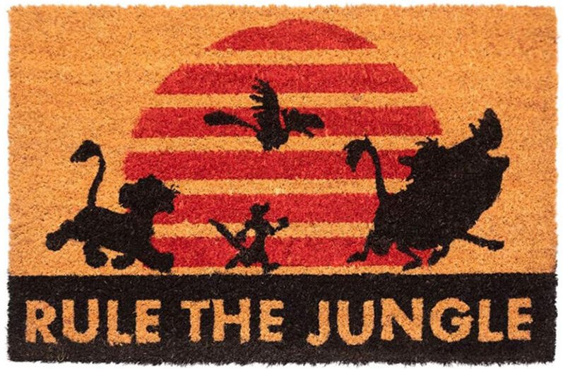 Grupo Erik fußmatte Lion King 60 x 40 cm PVC/Kokosfaser braun