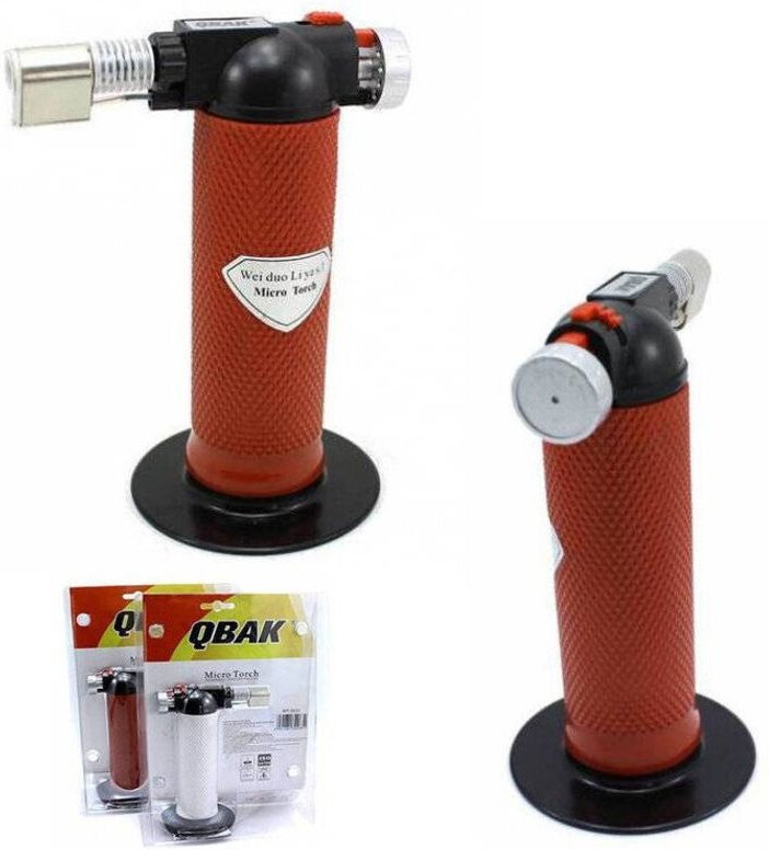 Trade Shop - Butangas-Lötbrenner, Mini-Gaslötgerät, wiederaufladbarer Brenner -