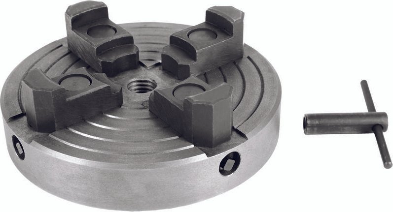 Einhell - Original Vierbackenfutter (Drechselmaschinen-Zubehör, passend für Drechselmaschine tc-ww 600 e, tc-ww 1000 und...