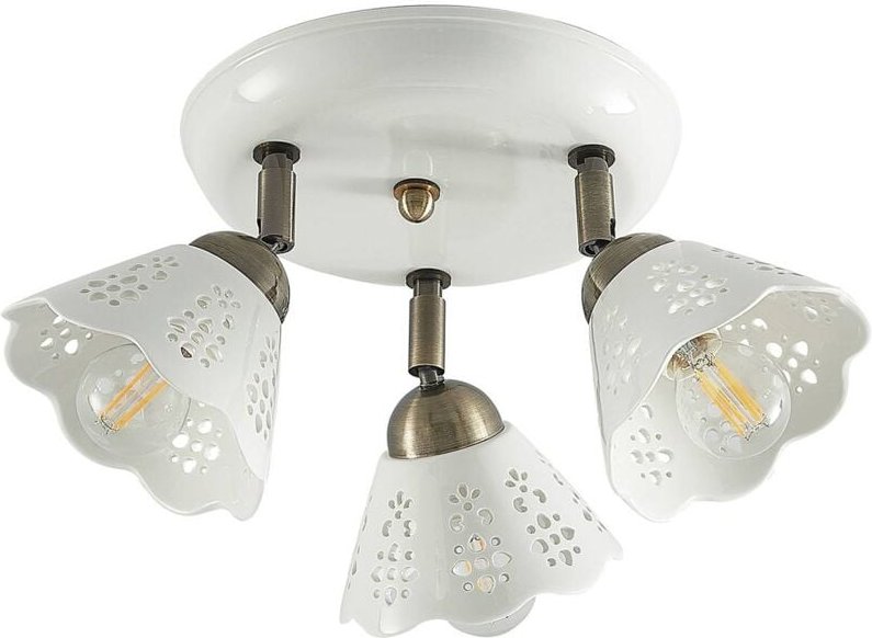 Strahler "Efgenia" aus Keramik für Wohnzimmer & Esszimmer von Lindby