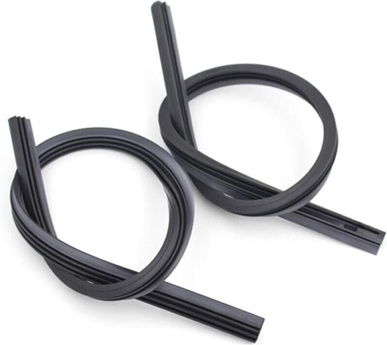 Strisce in gomma per tergicristalli KZQ 2 pezzi), spazzole tergicristallo senza osso, strisce in gomma rifilabili, esten...