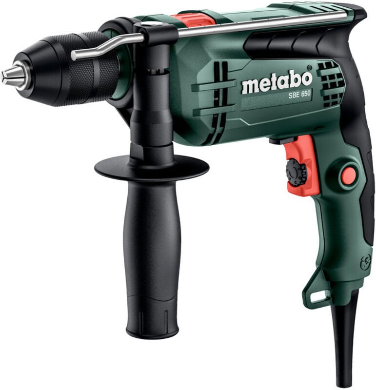 Metabo - Schlagbohrmaschine sbe 650 Rechts-Links Lauf Bohrfutter Koffer 600742500
