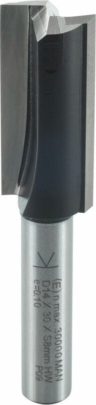 Ent European Norm Tools - ent Nutfräser - Fräser zum Einbohren in Hart- und Weichholz 14x30mm, hw