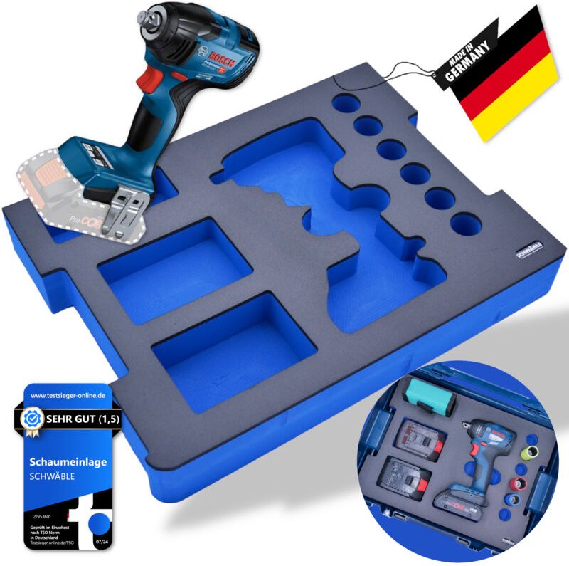 Schaumeinlage Schaumstoffeinlage Bosch Akku-Schlagschrauber GDS18V-210 - Schwäble