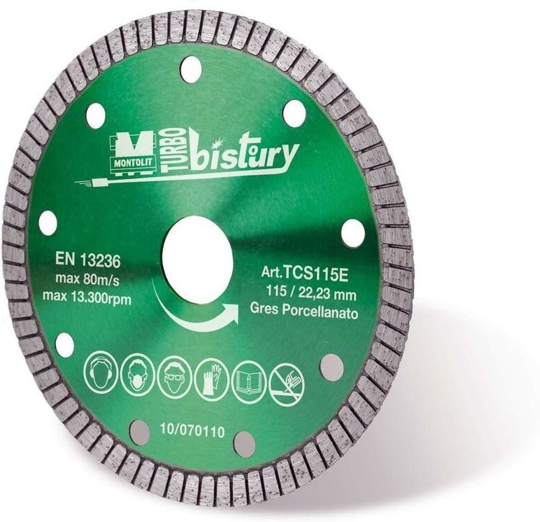 Diamantscheibe Fž£r Feinsteinzeug Keramikfliesen Montolit Turmont Tcs-E