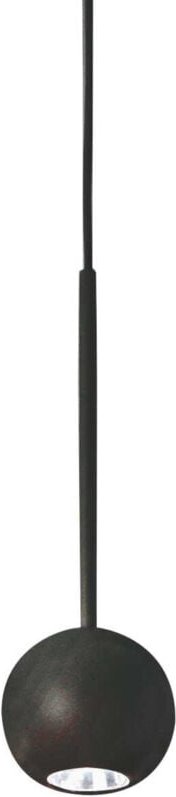 Archimede Integrierte LED-Kugel-Deckenleuchte, Schwarz, 250 lm, 3000 k - Ideal Lux