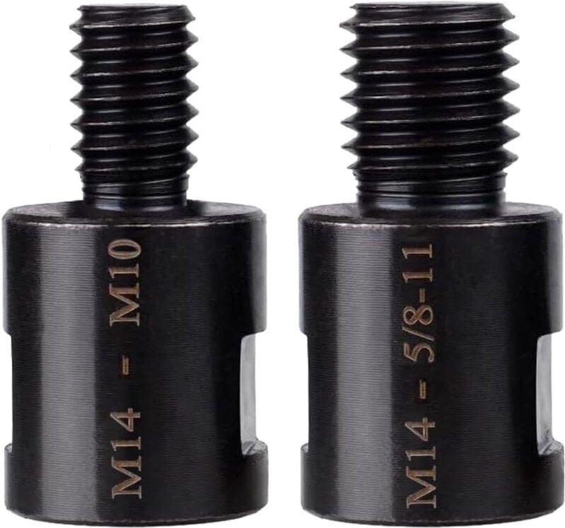 Thumbnail - 2-teiliger Winkelschleifer-Adapter, M14-Buchse auf 5/8-11/M10-Stecker. Winkelschleifer-Aufnahmeadapter, Schnittstellenan...