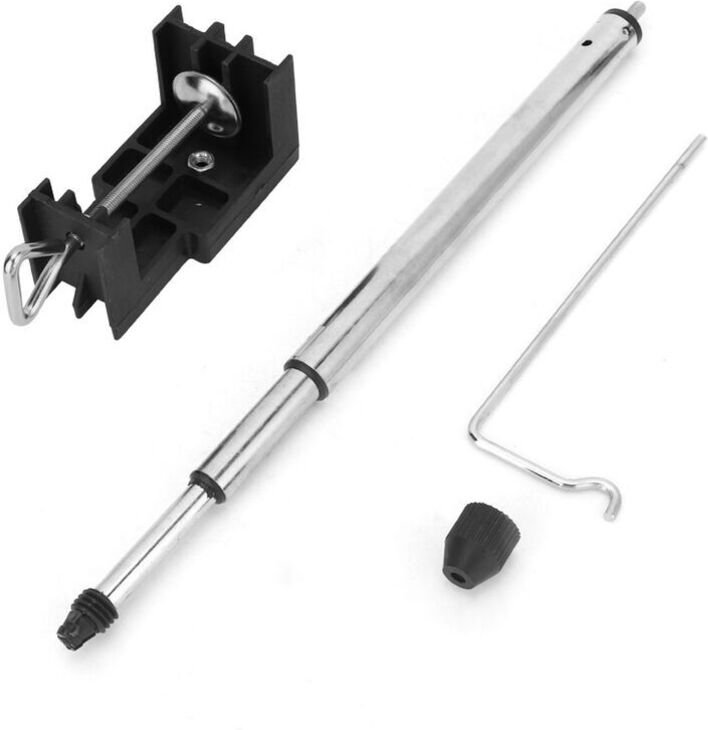 Vtizikl Support de Moteur à Arbre Flexible pour Outil Rotatif, Accessoires Escamotables de Broyeur de Bride de Support d...